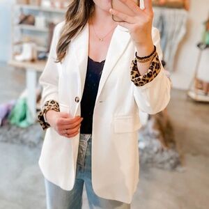 Ivory Brielle Blazer - NEW WITH TAGS